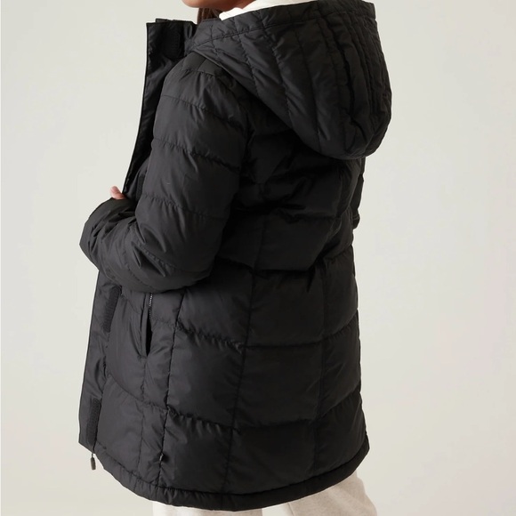 Athleta Girl $168.00 Snow Day Down Jacket Puffer, Size XXL/16 Black - Picture 12 of 12